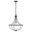 Meridian M7047MBK One Light Pendant in Matte Black