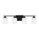 Generation Lighting Canada - 4420904EN3-112 - Four Light Wall / Bath Sconce - Vinton - Midnight Black