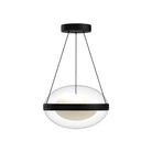 Kuzco Canada - PD76312-BK/OP-UNV - LED Pendant - Virgo - Black/Opal Glass