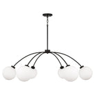 Capital Lighting - 457161BI-557 - Six Light Chandelier - Amos - Black Iron
