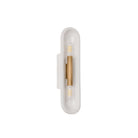 Troy Lighting Canada - B1617-PBR/CLC - Two Light Wall Sconce - Lane - Patina Brass/Ceramic White Large Crackle