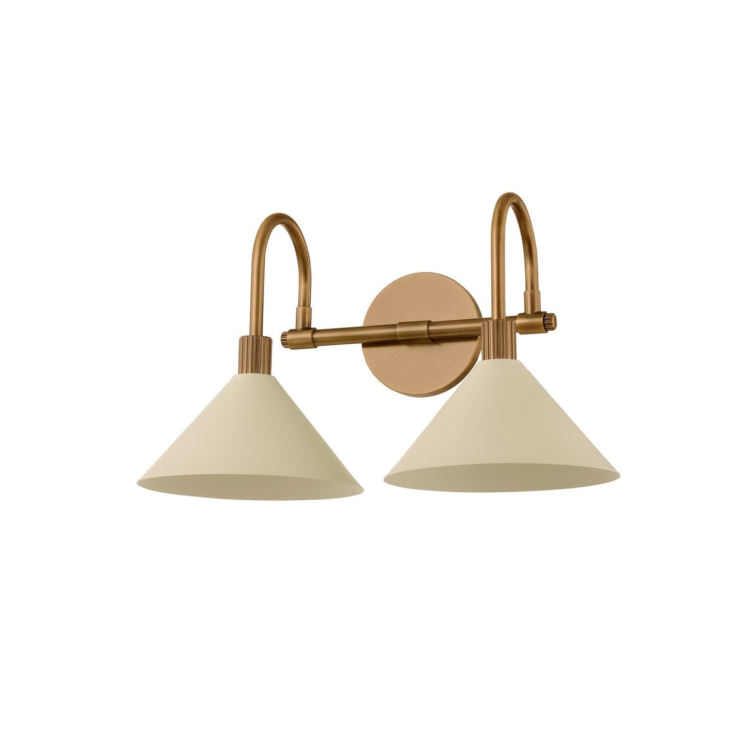 Troy Lighting Canada - B1810-PBR/SSD - Two Light Bath - Jovani - Patina Brass And Soft Sand
