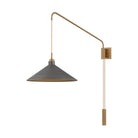 Troy Lighting Canada - B2936-PBR/GRA - One Light Wall Sconce - Conor - Patina Brass And Graphite