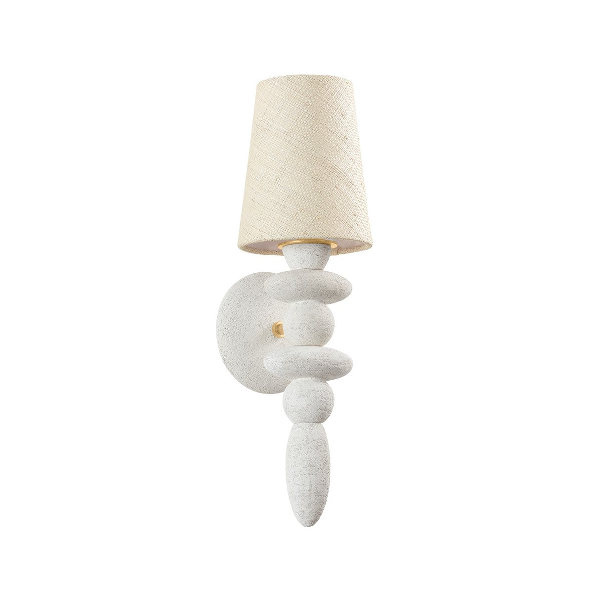 Troy Lighting Canada - B5520-VGL/CGL - One Light Wall Sconce - Cullen - Vintage Gold Leaf/Ceramic Gypsum Clay
