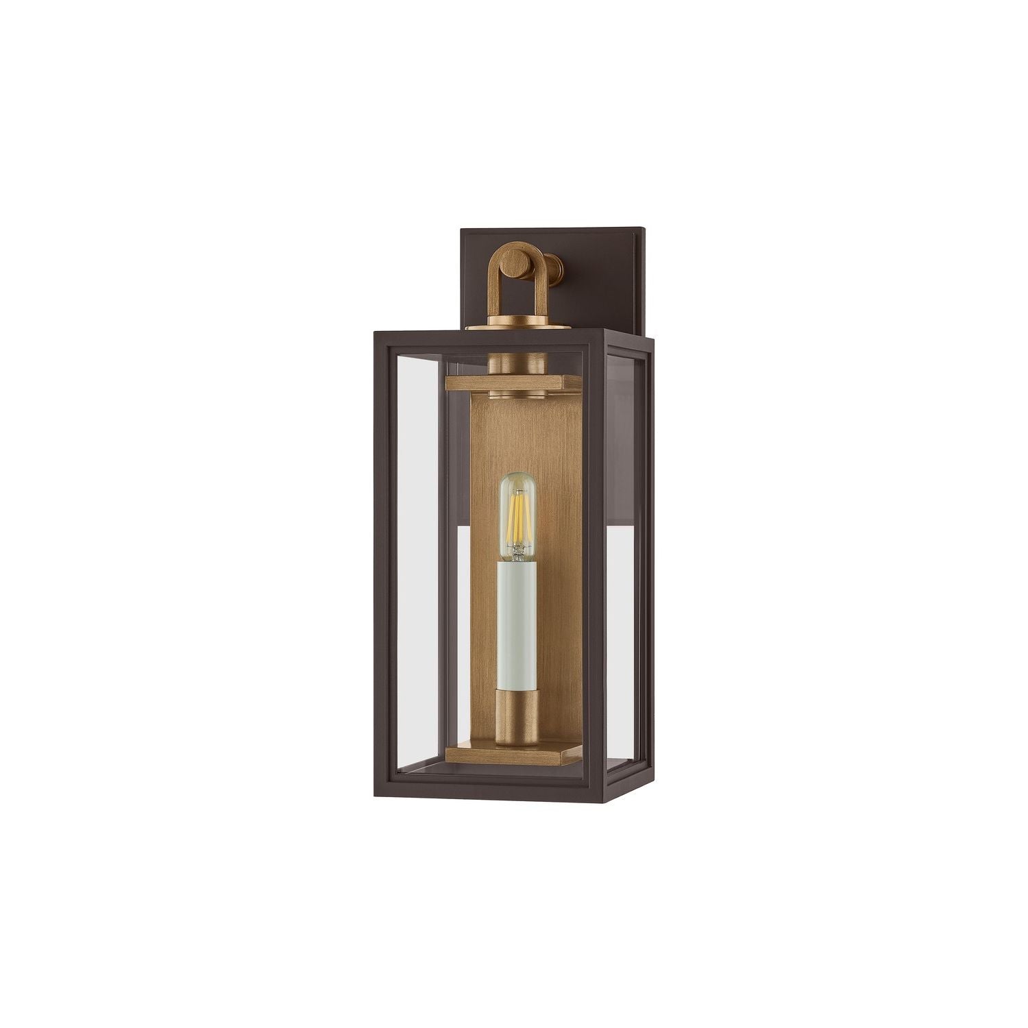 Troy Lighting Canada - B6515-PBR/TBZ - One Light Wall Sconce - Arnold - Patina Brass/Textured Bronze