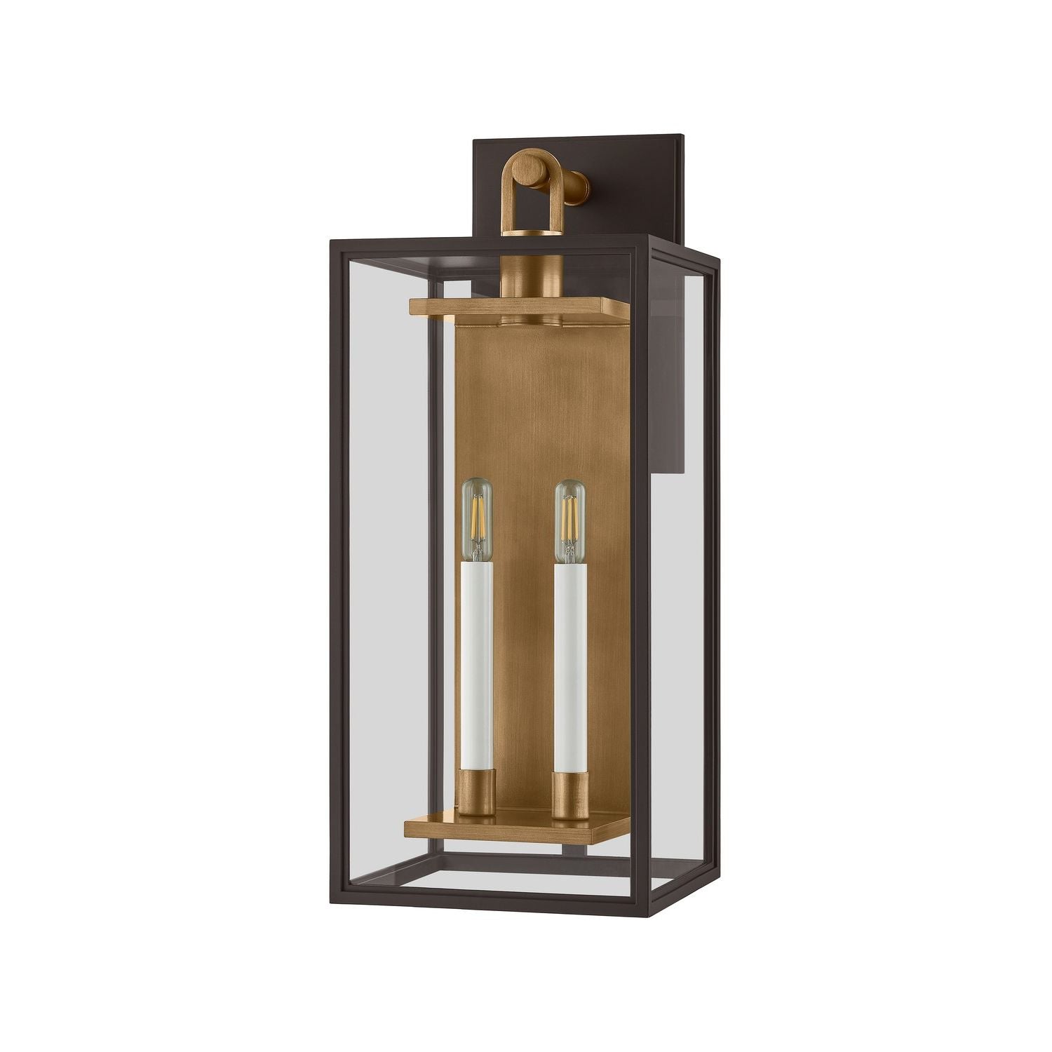 Troy Lighting Canada - B6524-PBR/TBZ - Two Light Wall Sconce - Arnold - Patina Brass/Textured Bronze