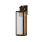 Troy Lighting Canada - B6723-PBR/TBK - LED Wall Sconce - Gareth - Patina Brass/Textured Black