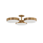 Troy Lighting Canada - C1330-PBR - Three Light Semi Flush Mount - Rory - Patina Brass