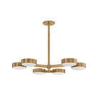 Troy Lighting Canada - C1340-PBR - Six Light Semi Flush Mount - Rory - Patina Brass