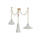 Troy Lighting Canada - F1242-PBR - Three Light Chandelier - Joaquin - Patina Brass