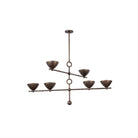 Troy Lighting Canada - F2339-BPG - Six Light Chandelier - Vishal - Black Patina Gold
