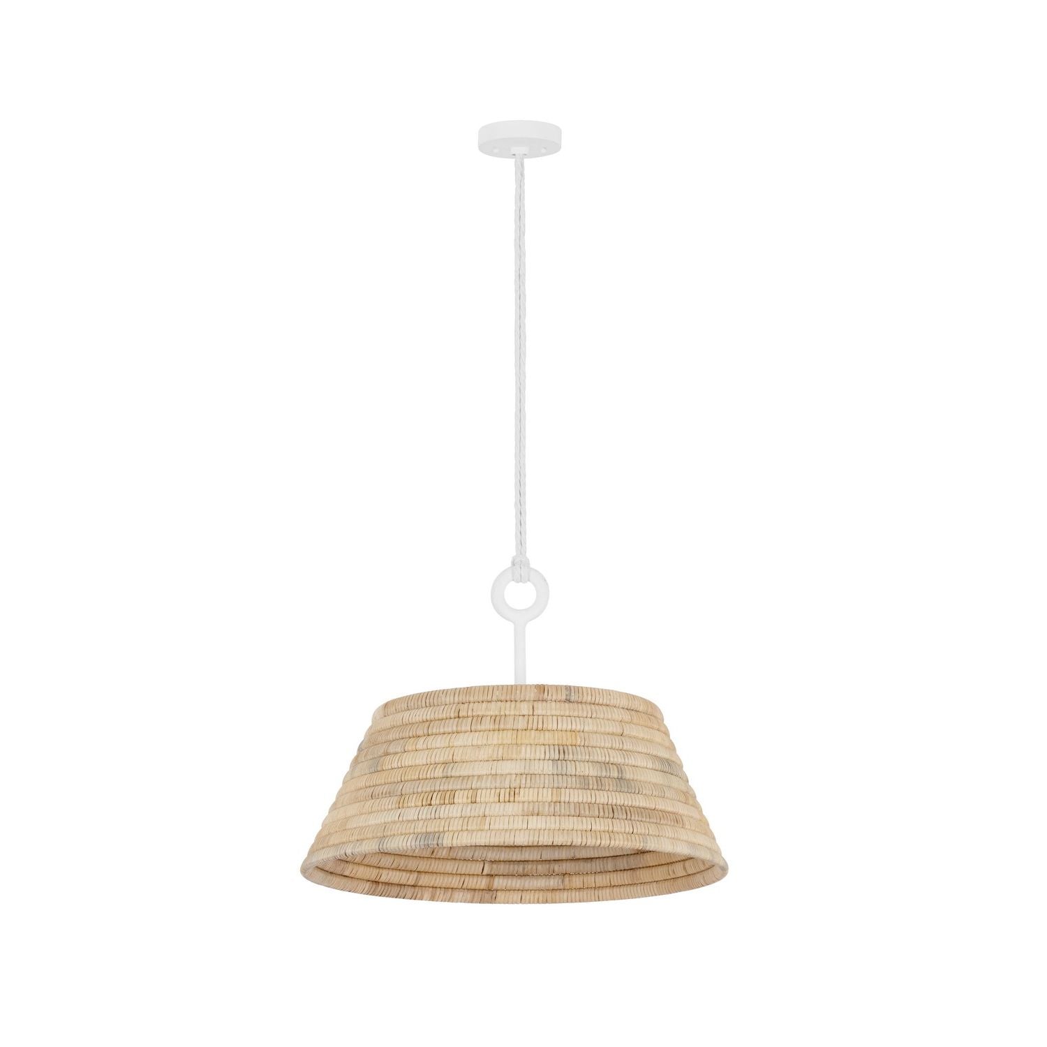 Troy Lighting Canada - F2824-GSW - One Light Pendant - Sequoia - Gesso White