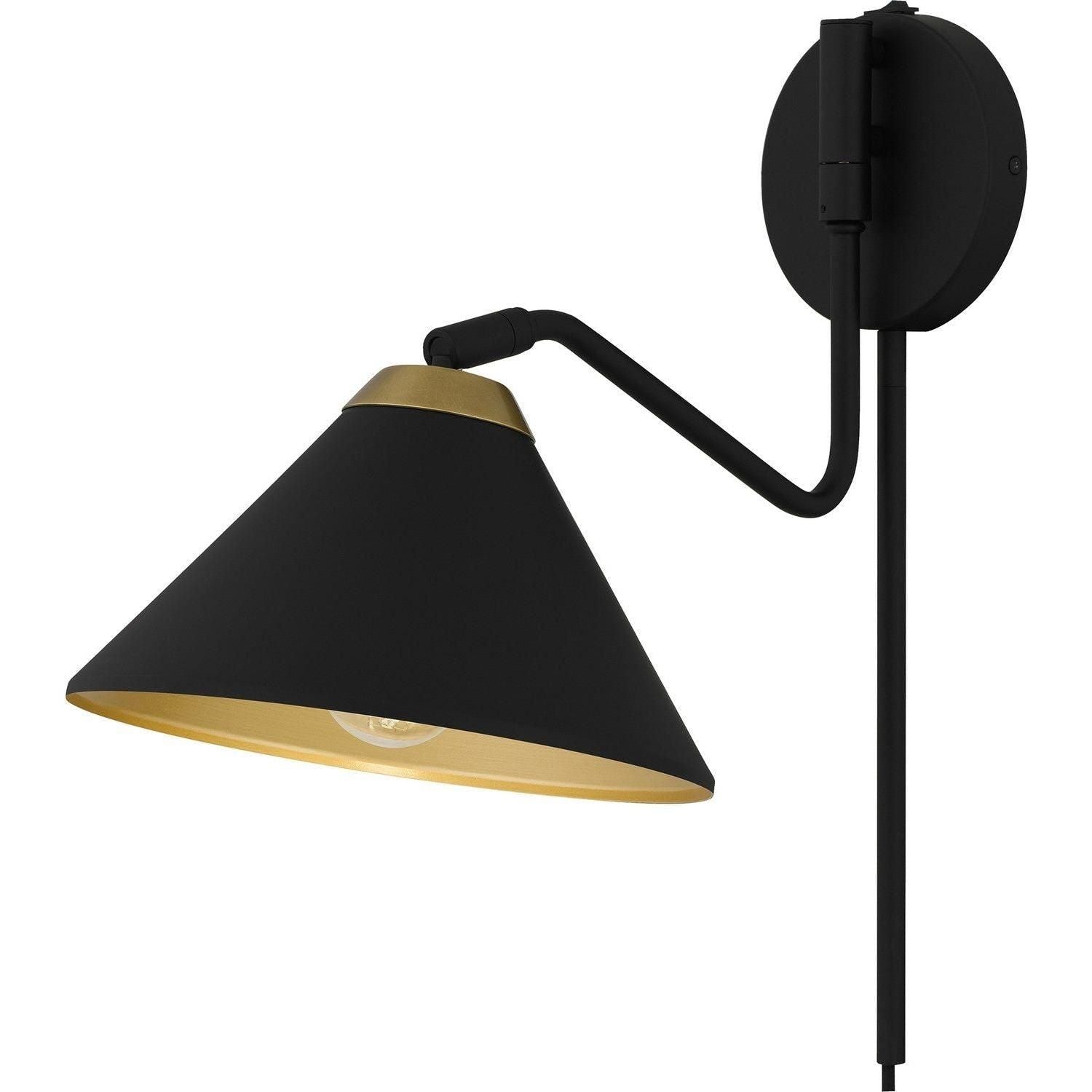 Quoizel - Alscott Wall Sconce - ALS8810MBK - Canada Light Shop