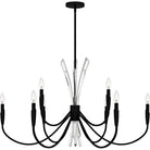 Quoizel - Cecily Chandelier - CCY5040MBK - Canada Light Shop