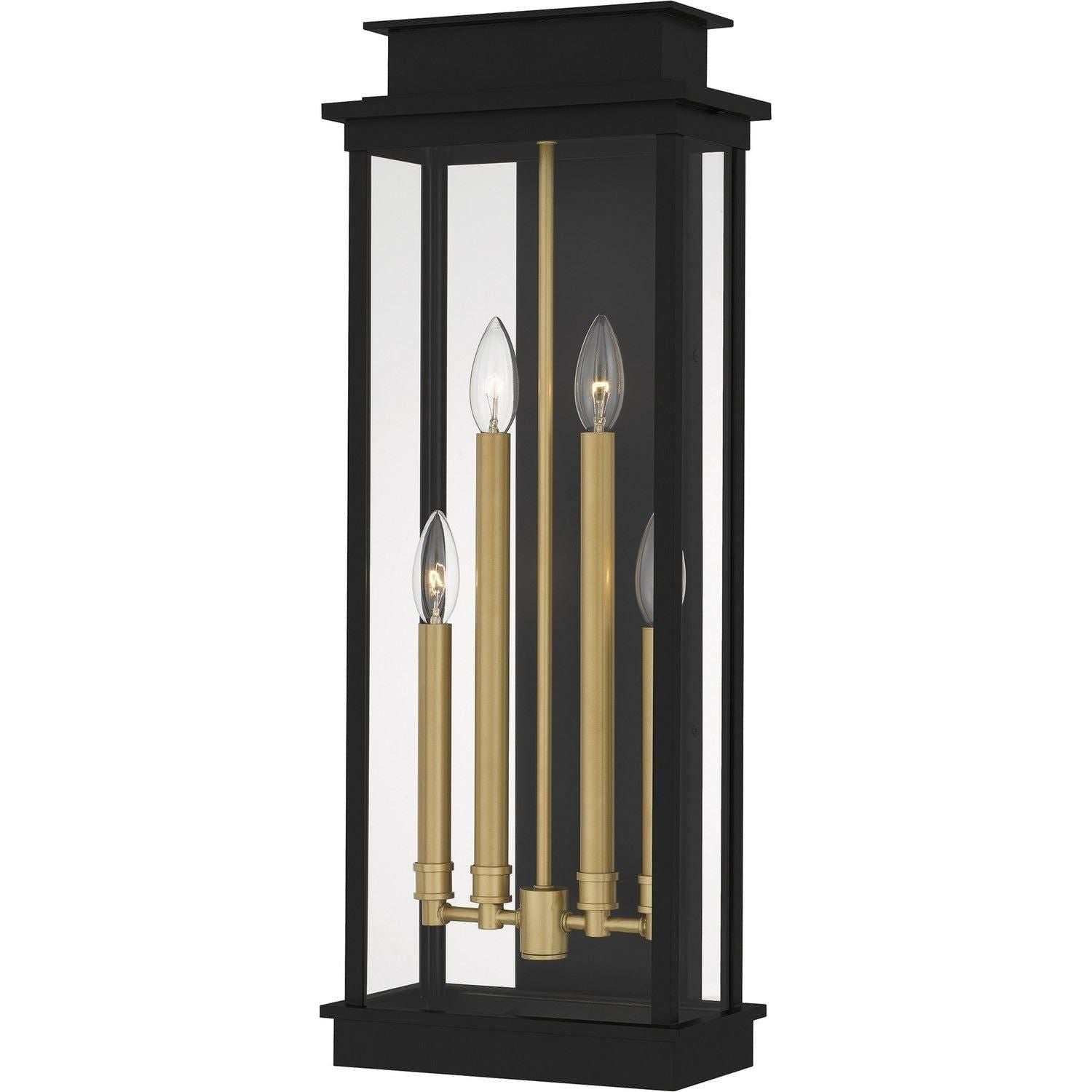 Quoizel - Noelle Outdoor Wall Lantern - NOE8410MBK - Canada Light Shop