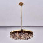Kalco - 521555PWB - Five Light Pendant - HORTENSIA - Polished Winter Brass