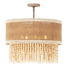 Kalco - 524845JT - Five Light Semi Flush Mount - NATURALE - Jute