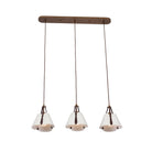Kalco - 525261PAB - Three Light Island Pendant - EMBRACE - Pearlized Antique Brass