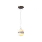 Avenue Lighting - HF2900-AB - One Light Pendant - Sedona - Alabaster / Aged Brass