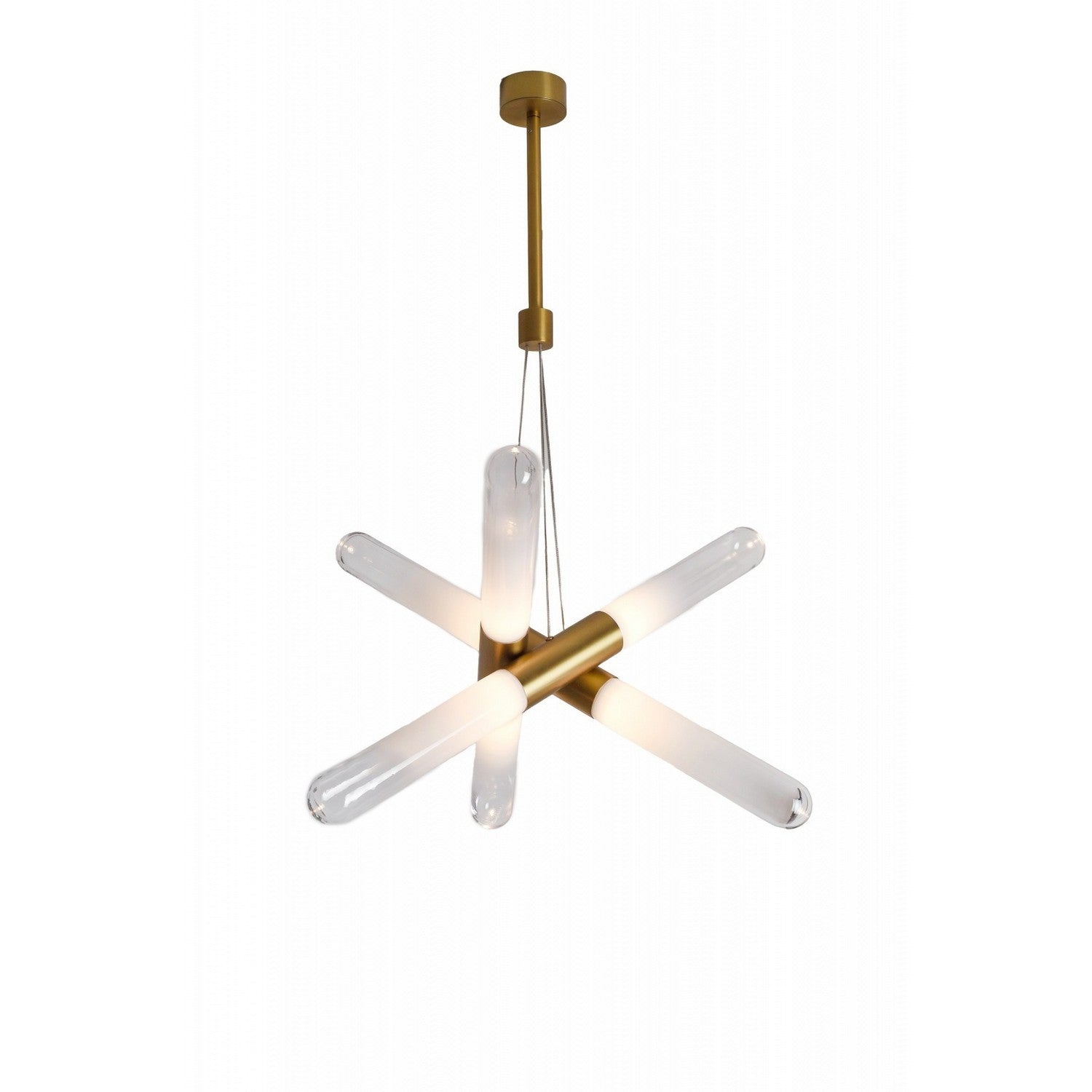 Avenue Lighting - HF7433-AB - Six Light Pendant - Tribeca - Aged Brass