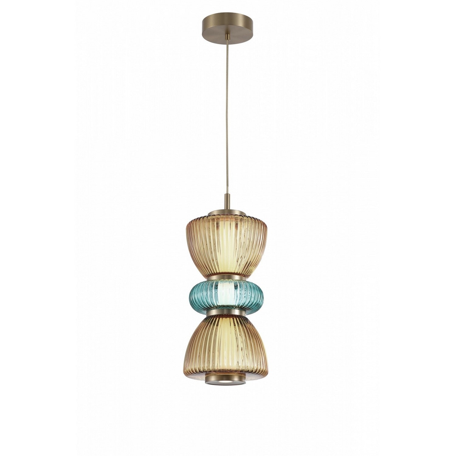 Avenue Lighting - HF8970-YGY - LED Pendant - Rosewood - Aged Brass
