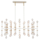 Robert Abbey - MDY77 - 42 Light Pendant - Kane - Matte Daisy w/Modern Brass