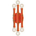 Robert Abbey - PM75 - Six Light Wall Sconce - Kane - Pumpkin w/Modern Brass