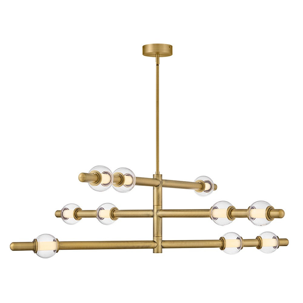 Hinkley Canada - 48336LCB - LED Chandelier - Saxon - Lacquered Brass