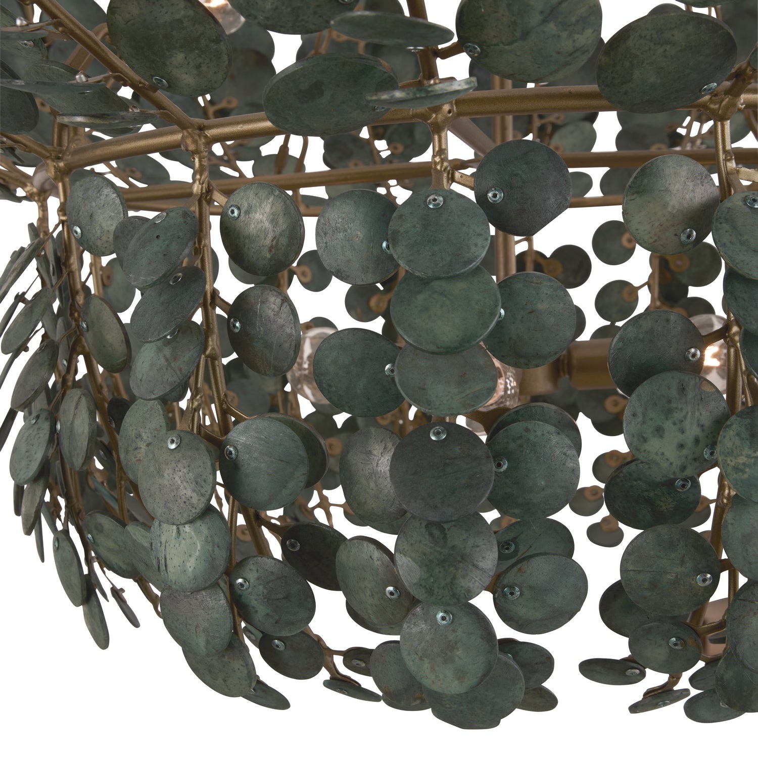 Arteriors - DMS14 - Chandelier - Bilal - EucalyptusВ Coconut Shell