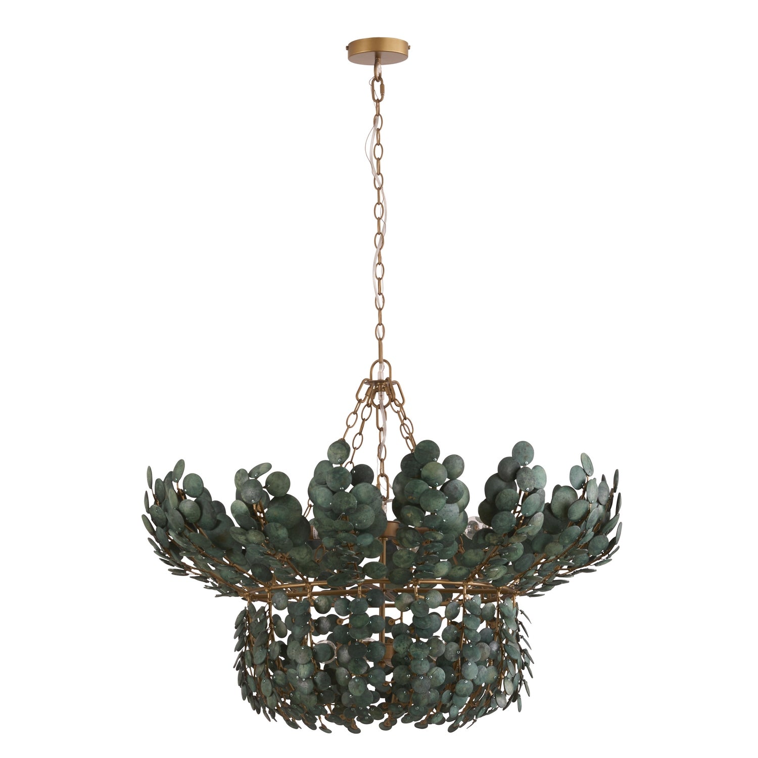 Arteriors - DMS14 - Chandelier - Bilal - EucalyptusВ Coconut Shell