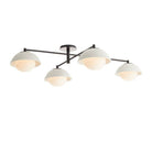 Arteriors - GADFC03 - Four Light Flush Mount - Glaze - Ivory Stained Crackle