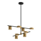 Kuzco Canada - CH96840-BK/BG-UNV - LED Chandelier - Jayden - Black/Brushed Gold