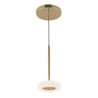 Kuzco Canada - PD97204-MRB/FR - LED Pendant - Stephord - Metallic Brass/Frosted Glass