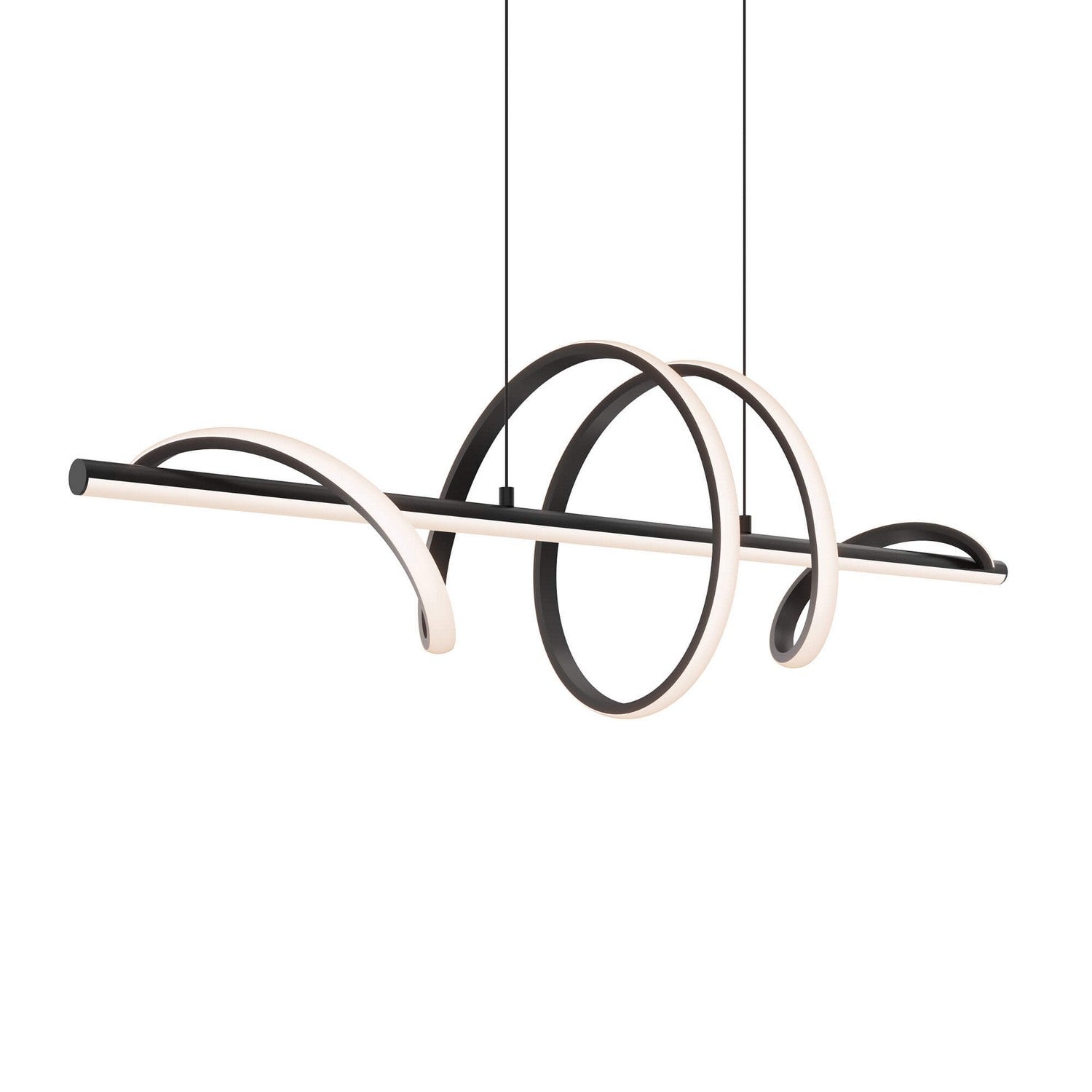 Dals Canada - BRPD40-CC-BK - One Light Pendant - Spin - BK