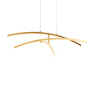 Dals Canada - W3PD36-CC-GD - Three Light Pendant - Sway - GD
