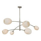 Regina Andrew 16-1512PN-ALB Artemis Chandelier in Polished Nickel Alabaster Glass
