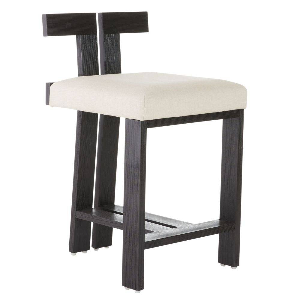 Arteriors - FSI15 - Counter Stool - Enola - Natural/Ebony/Antique Brass