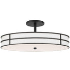 Dainolite Canada - FVA-203SF-MB - Three Light Semi-Flush Mount - Fulvia - Matte Black