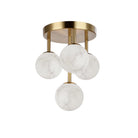 Dainolite Canada - GVA-94FH-AGB - Four Light Flush Mount - Giovanna - Alabaster