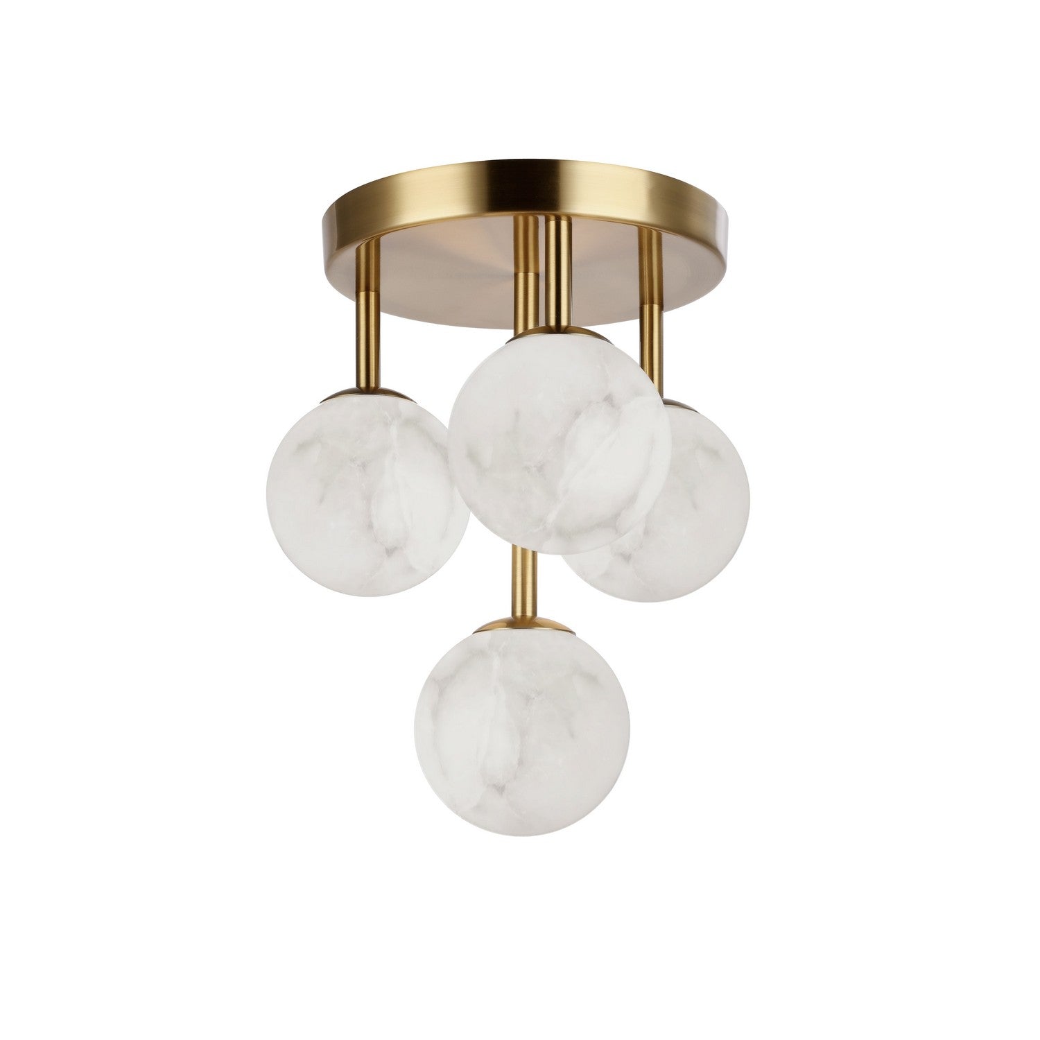 Dainolite Canada - GVA-94FH-AGB - Four Light Flush Mount - Giovanna - Alabaster