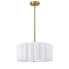 Dainolite Canada - PCA-163P-AGB-WH - Three Light Pendant - Pacifica - White