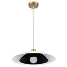 Dainolite Canada - PIM-171P-MW-MB - One Light Pendant - Pima - Matte White & Matte Black