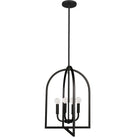 Dainolite Canada - PLA-164P-MB - Four Light Pendant - Pamela - Matte Black
