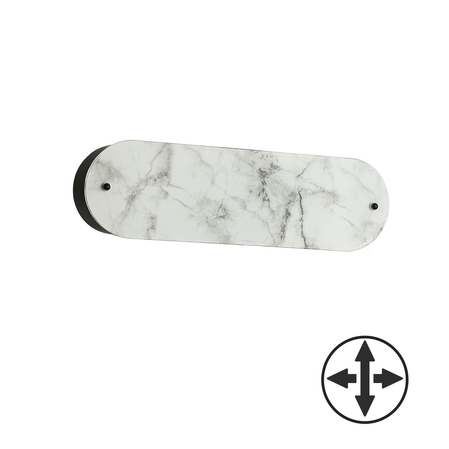 Dainolite Canada - PSC-162W-MB - Two Light Wall Sconce - Pascal - Alabaster