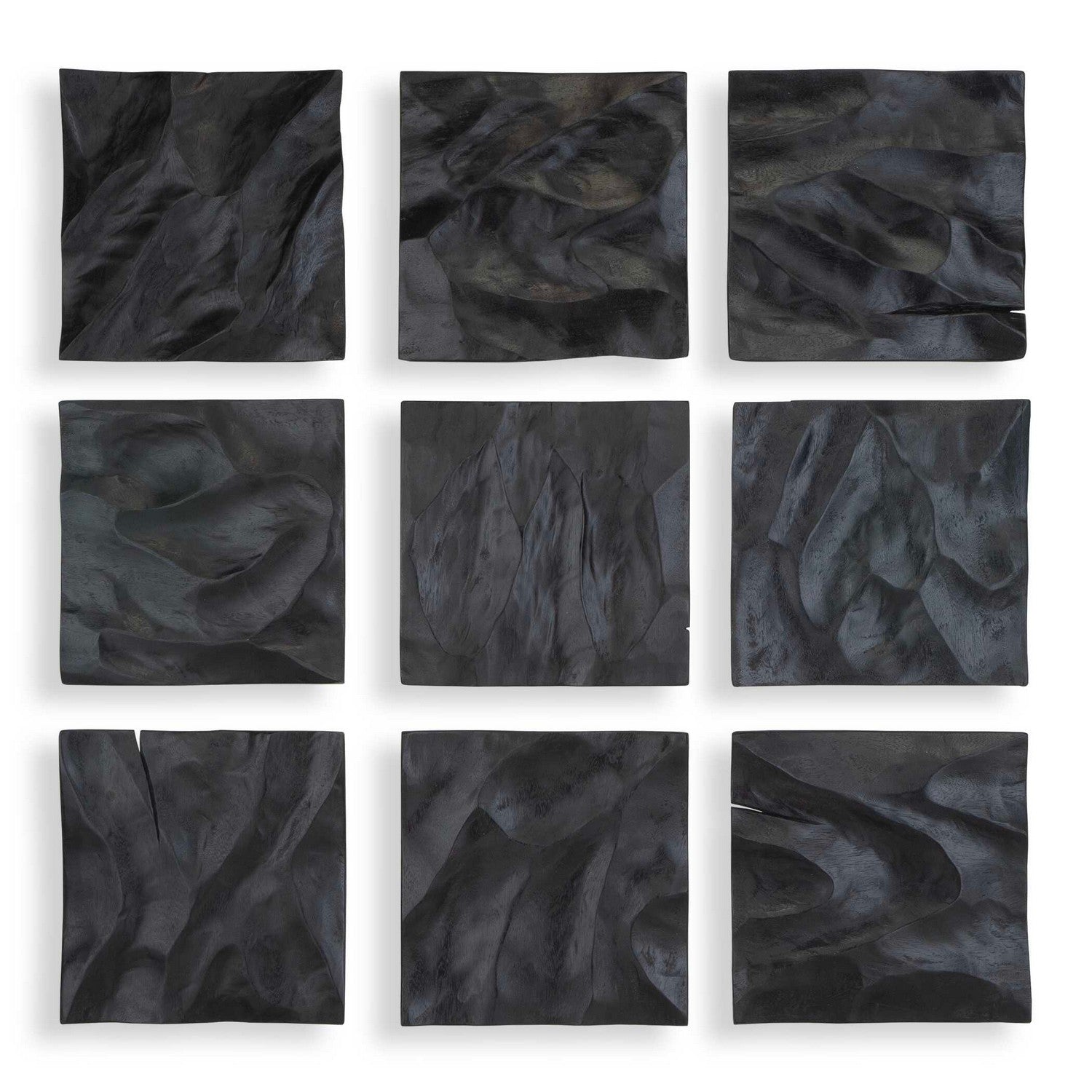 Uttermost - 04377 - Wall Decor, Set/9 - Malosi - Matte Black