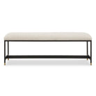 Uttermost - 23925 - Bench - Halston - Matte Black