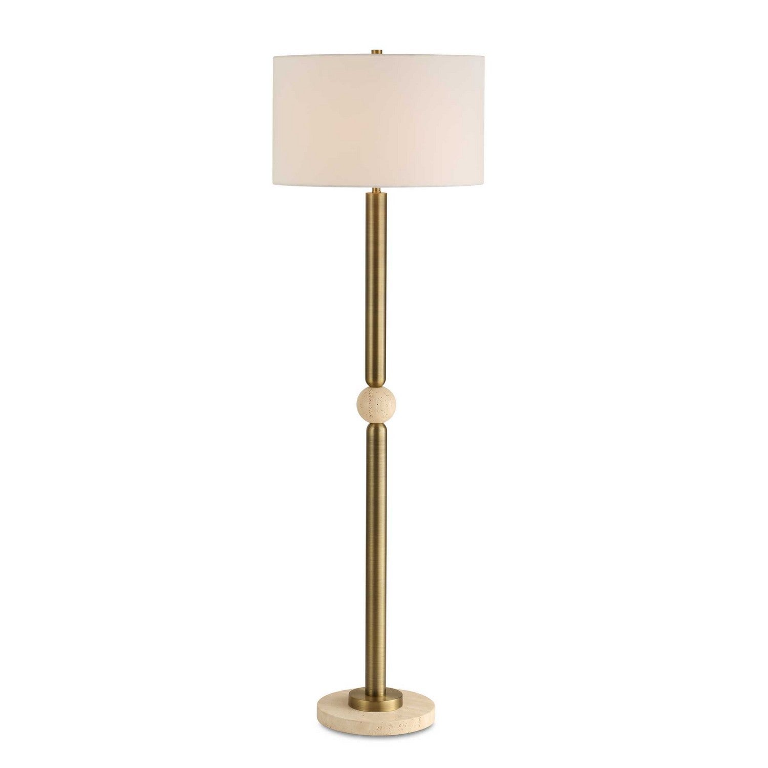 Uttermost - 30547-1 - One Light Floor Lamp - Hudson - Gold Plated Steel