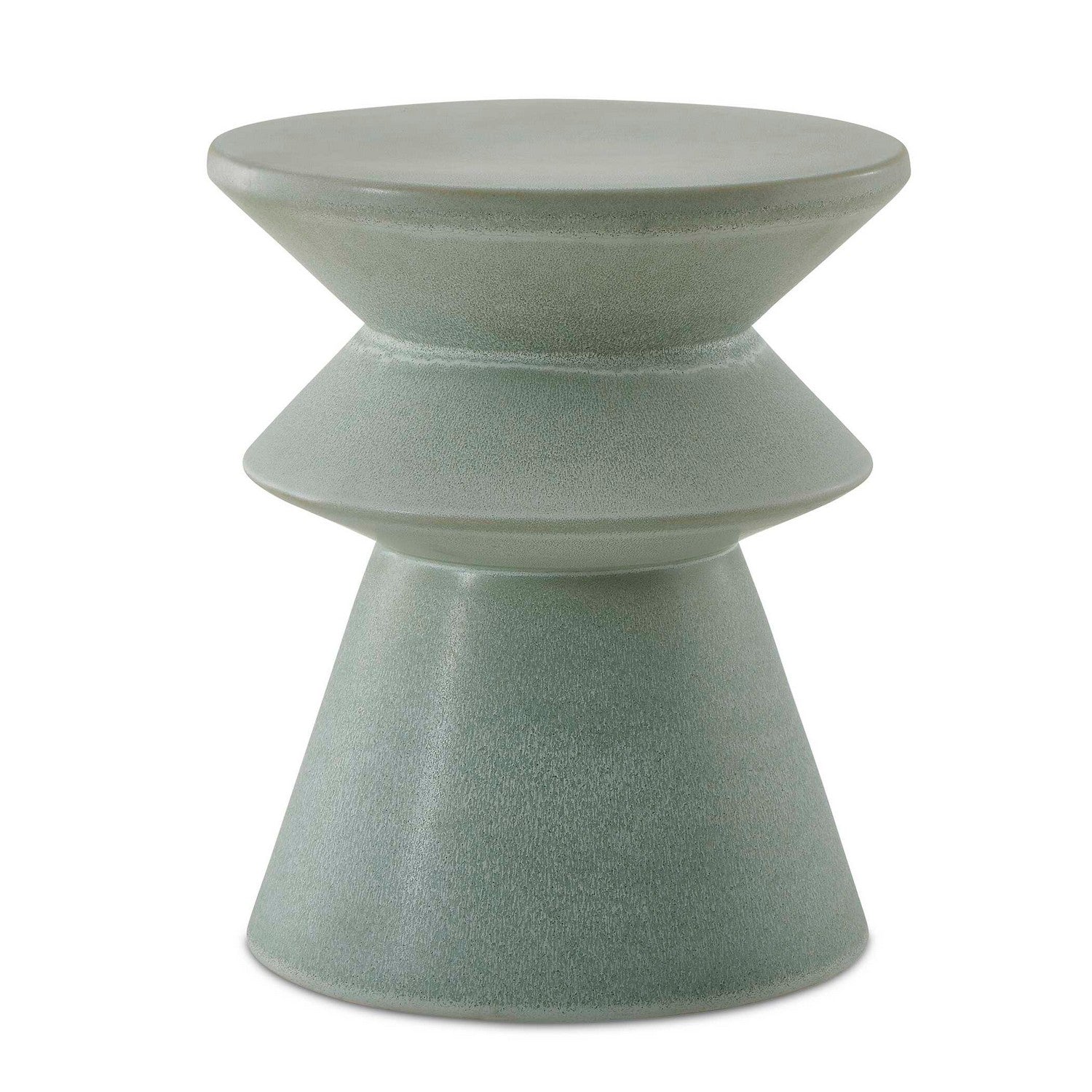Uttermost - 50206 - Stool - Imogene - Fun Light Seafoam Glaze