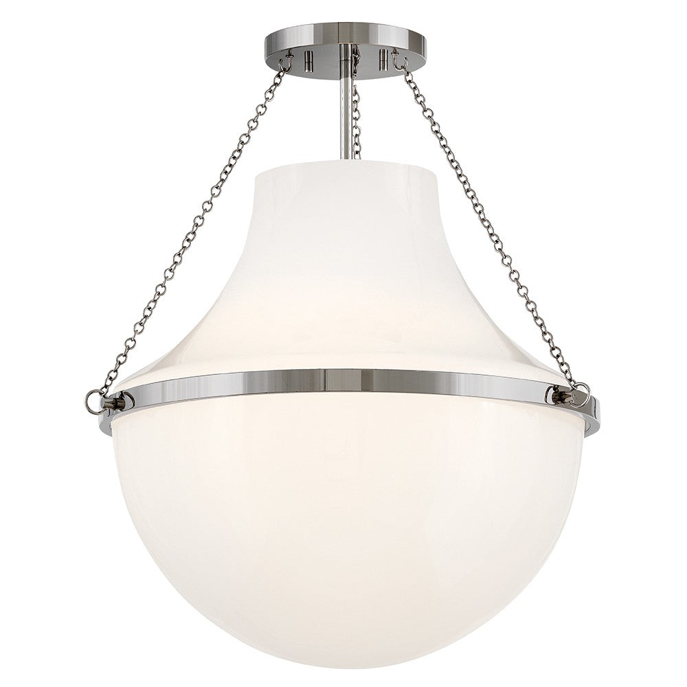 Hinkley Canada - 46893PN - LED Semi-Flush Mount - Collins - Polished Nickel