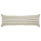 Renwil Canada - PWFL1438 - Pillow - Felipe - Natural/ White & Dark Brown Stripe